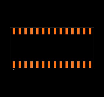ICF-628-S-I Footprint