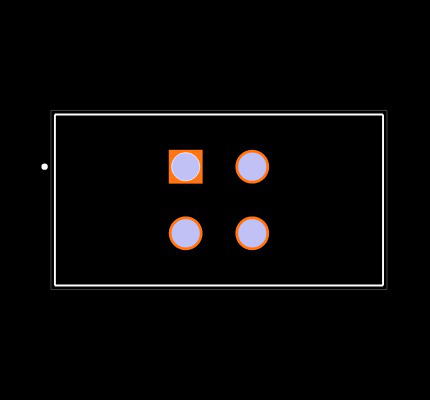 IPBT-102-H1-TM-D-GP Footprint