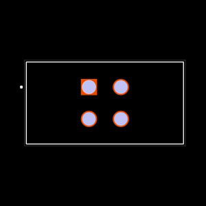 IPBT-102-H4-T-D-GP Footprint