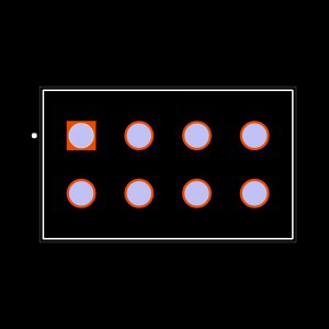 IPBT-104-H1-TM-D-K Footprint