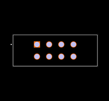 IPBT-104-H3-T-D-GP Footprint