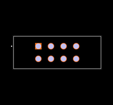 IPBT-104-H4-T-D-GP Footprint