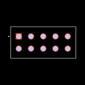 IPBT-105-H1-T-D-K Footprint