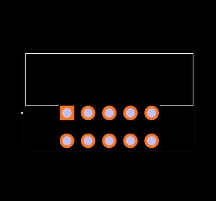 IPBT-105-H1-T-D-RA-GP Footprint