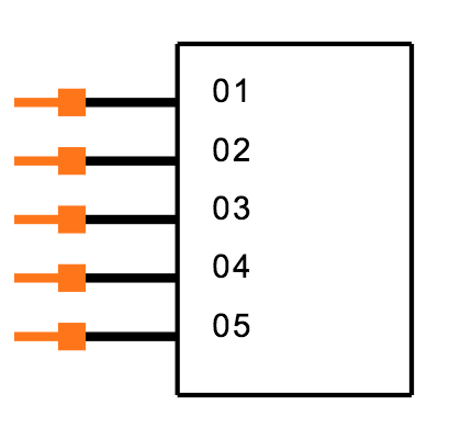 IPBT-105-H1-T-S-RA-GP Symbol