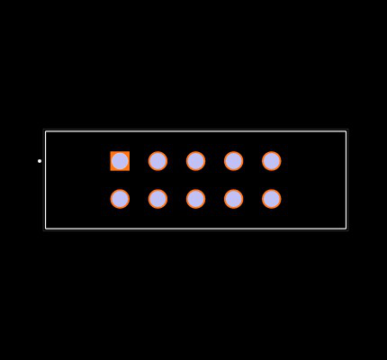 IPBT-105-H4-T-D-GP Footprint