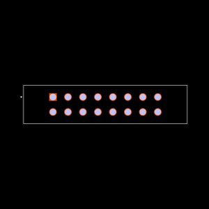 IPBT-108-H3-T-D-GP Footprint