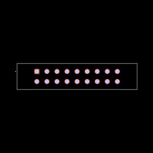 IPBT-109-H4-T-D-GP Footprint