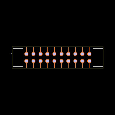 IPBT-110-H1-T-D-GP Footprint