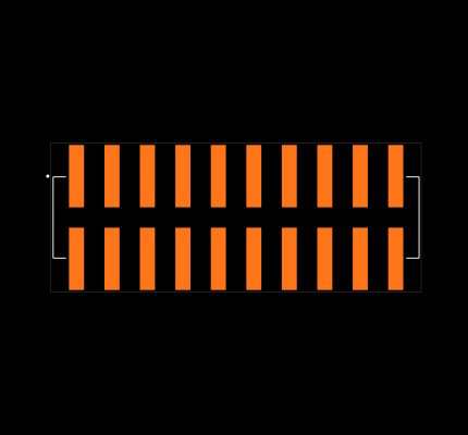 IPBT-110-H2-T-D-K Footprint