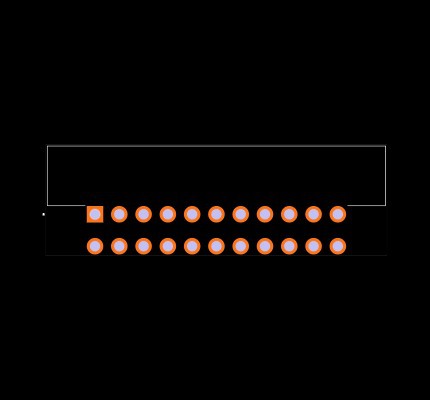 IPBT-111-H1-T-D-RA-GP Footprint