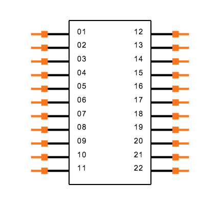 IPBT-111-H1-T-D-RA-GP Symbol