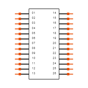 IPBT-113-H3-T-D-K Symbol