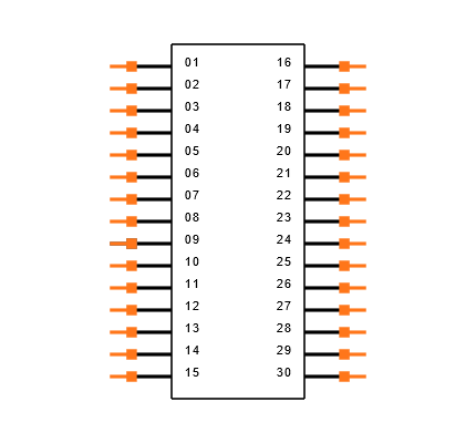IPBT-115-H1-T-D-K Symbol