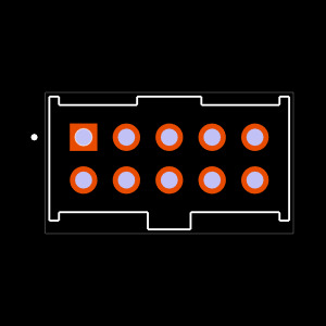 IPL1-105-01-STL-D-K Footprint