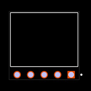 LCW-105-09-S-S-300-RR Footprint