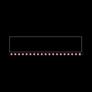 LCW-119-10-T-S-300-RA Footprint