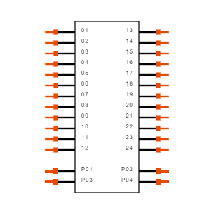 LPHT-04-24-L-RT2-GP Symbol
