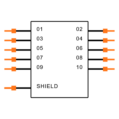LSHM-105-02.5-L-DV-A-S-K-TR Symbol