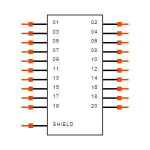 LSHM-110-04.0-S-DV-A-S-K-TR Symbol