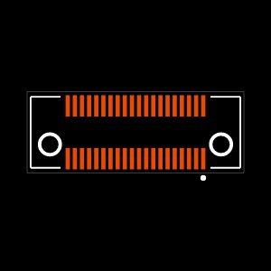 LSHM-120-L2.5-F-DV-A-N-TR Footprint