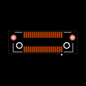 LSHM-120-L2.5-L-DV-A-S-TR Footprint
