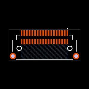 LSHM-130-01-H-DH-A-S-K-TR Footprint