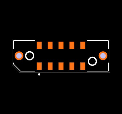 MEC2-05-01-L-DV-NP-WT-K-TR Footprint