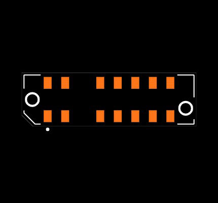 MEC2-08-01-L-DV Footprint
