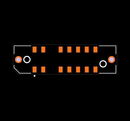 MEC2-08-02-L-DV-WT Footprint