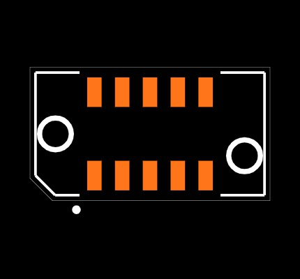 MECF-05-01-L-DV-NP-K-TR Footprint