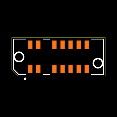 MECF-08-01-L-DV Footprint