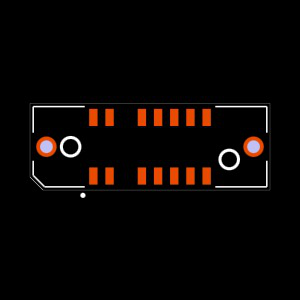 MECF-08-02-L-DV-WT Footprint