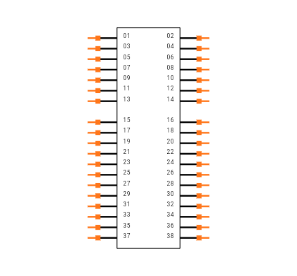 MECF-20-01-L-DV-TR Symbol