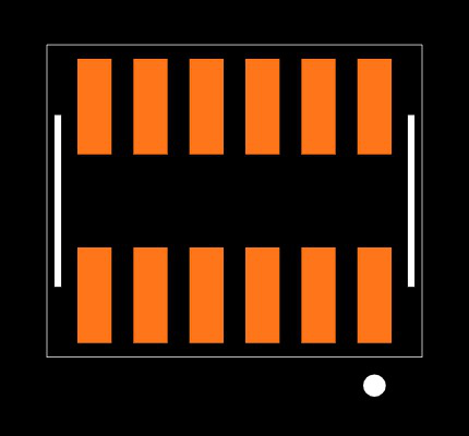 MLE-106-01-G-DV Footprint