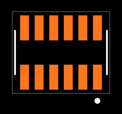 MLE-106-01-G-DV-K Footprint