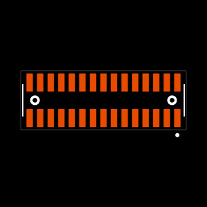 MLE-115-01-G-DV-A Footprint