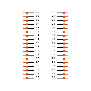 MLE-118-01-G-DV Symbol