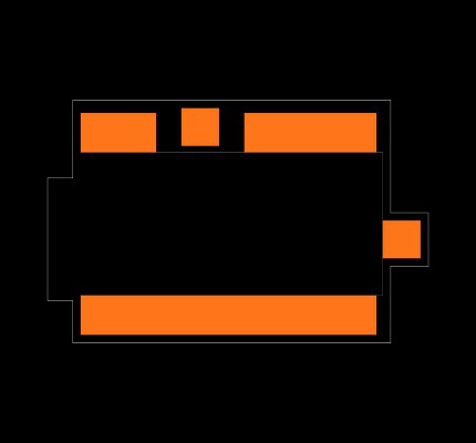MMCX-J-P-HF-SW-EM1-TR Footprint