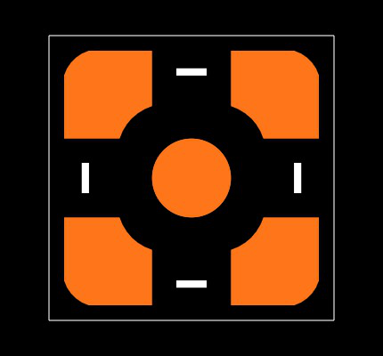 MMCX-P-P-H-ST-SM1 Footprint