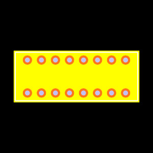 MMS-108-01-L-DH Footprint