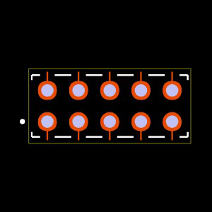 MTLW-105-07-G-D-240 Footprint