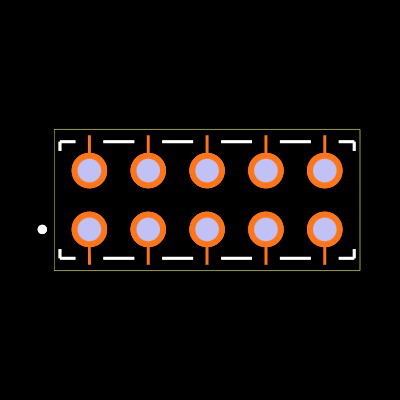 MTLW-105-08-L-D-345 Footprint