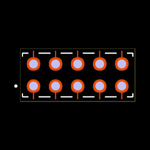 MTLW-105-08-T-D-300 Footprint