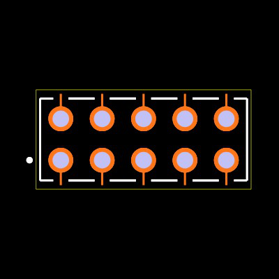 MTLW-105-10-G-D-470 Footprint