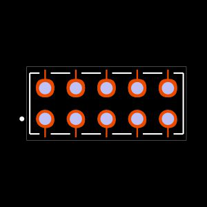 MTLW-105-24-G-D-315 Footprint