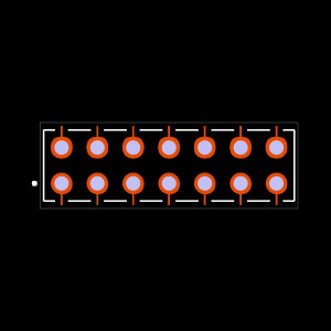 MTLW-107-24-H-D-300 Footprint