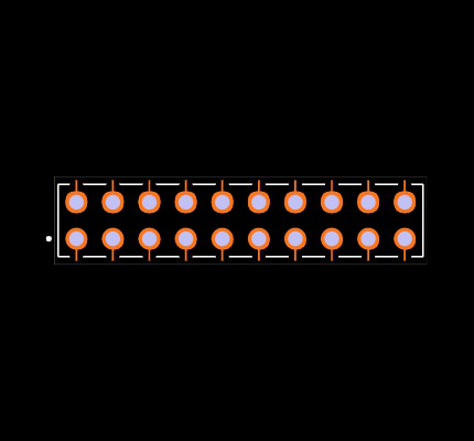 MTLW-110-07-L-D-256 Footprint