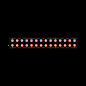 MTLW-114-10-G-D-600 Footprint