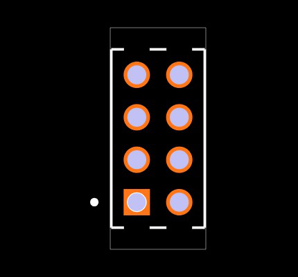 MTMM-102-08-G-Q-320 Footprint